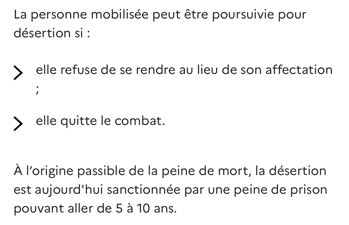 PatrickAdemo's tweet photo. - « Tout français de sexe masculin est susceptible de défendre le territoire »

- 5 à 10 ans de prison pour celui qui n’y va pas 

Alors Messieurs quel est votre choix https://t.co/L9aSaQ2tms