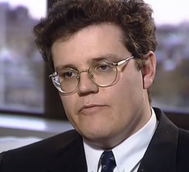 How does young Scott Morrison manage to look like both George and Newman from ‘Seinfeld’ at the same time?? #auspol