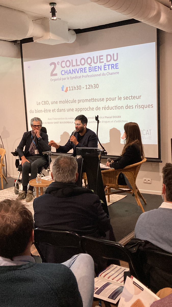 SChanvre's tweet photo. L’intervention de @BechirSkt toute en fougue et en conviction sur le cbd comme outil de réduction des risques. https://t.co/O3ROpweQpr