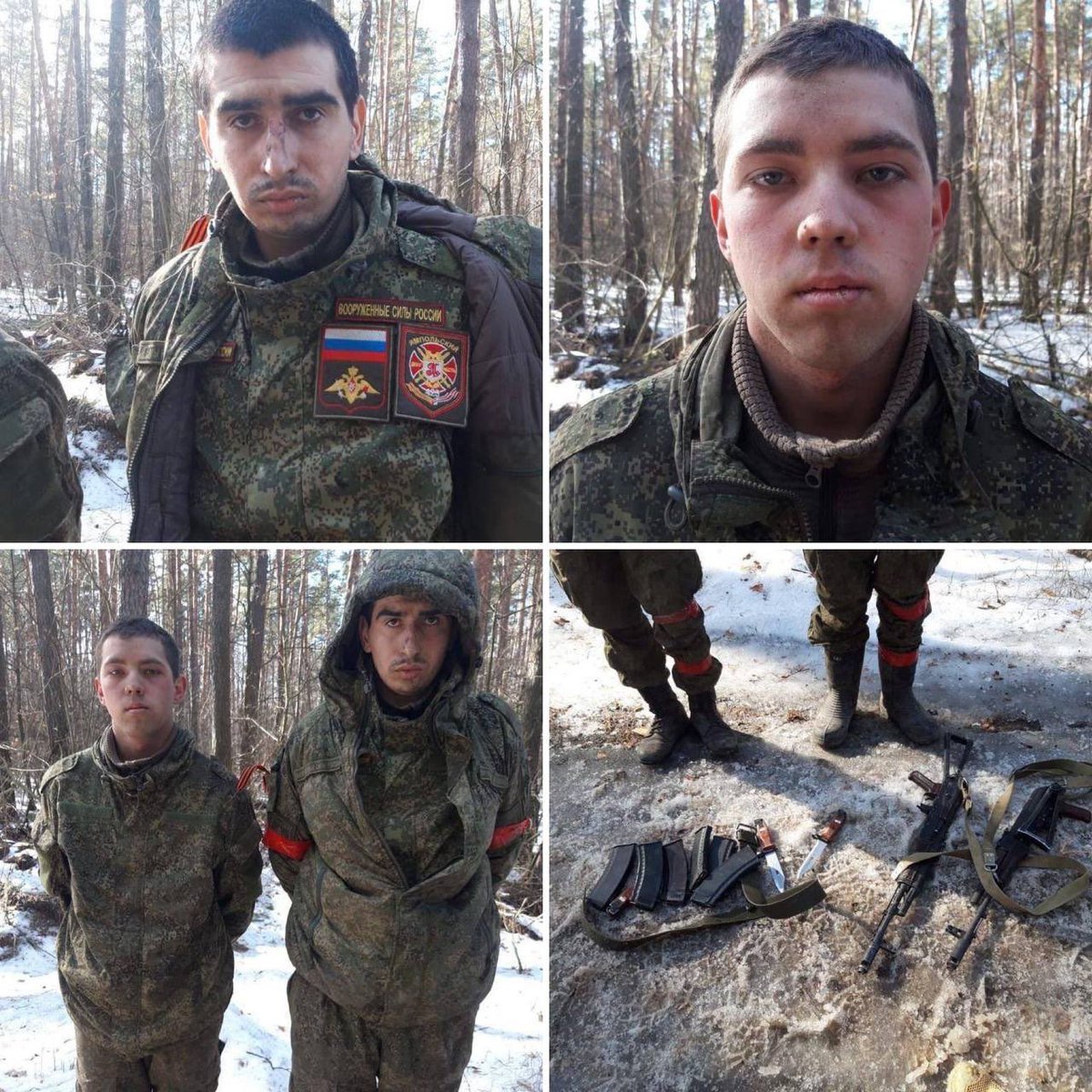 First Russian prisoners