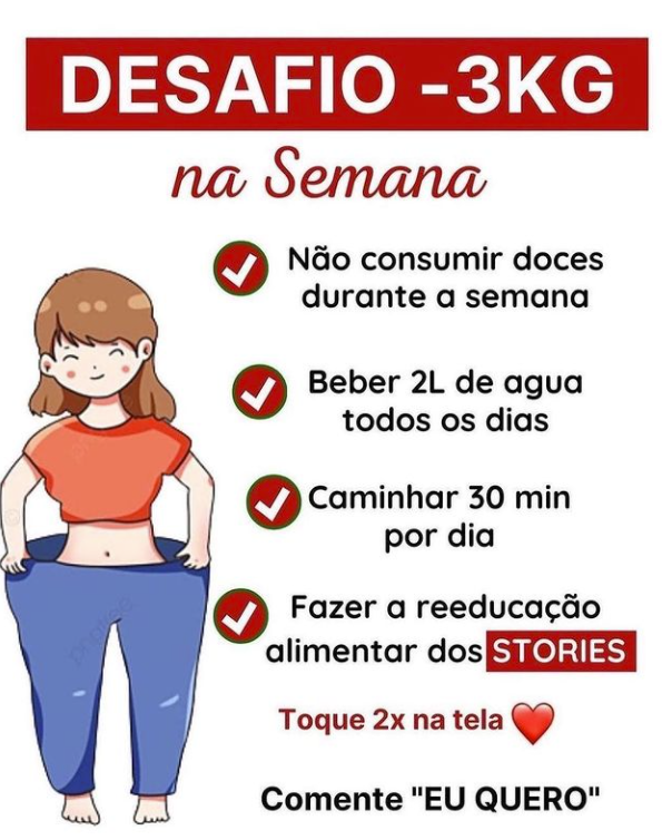 LonitiBlog's tweet photo. Siga: @loniti.com.br
Desafio 3 kilos na semana ⤵
Curta, comente e compartilhe!
Conheça os hábitos alimentares QUE DESTRAVAM O EMAGRECIMENTO FEMININO e evitam o efeito sanfona.
Acesse: @loniti.com.br e Aprenda a Emagrecer depois dos 30 anos!
.
.
.
#emagrecer
#saude
#bemestar https://t.co/F5VnvVxNbu