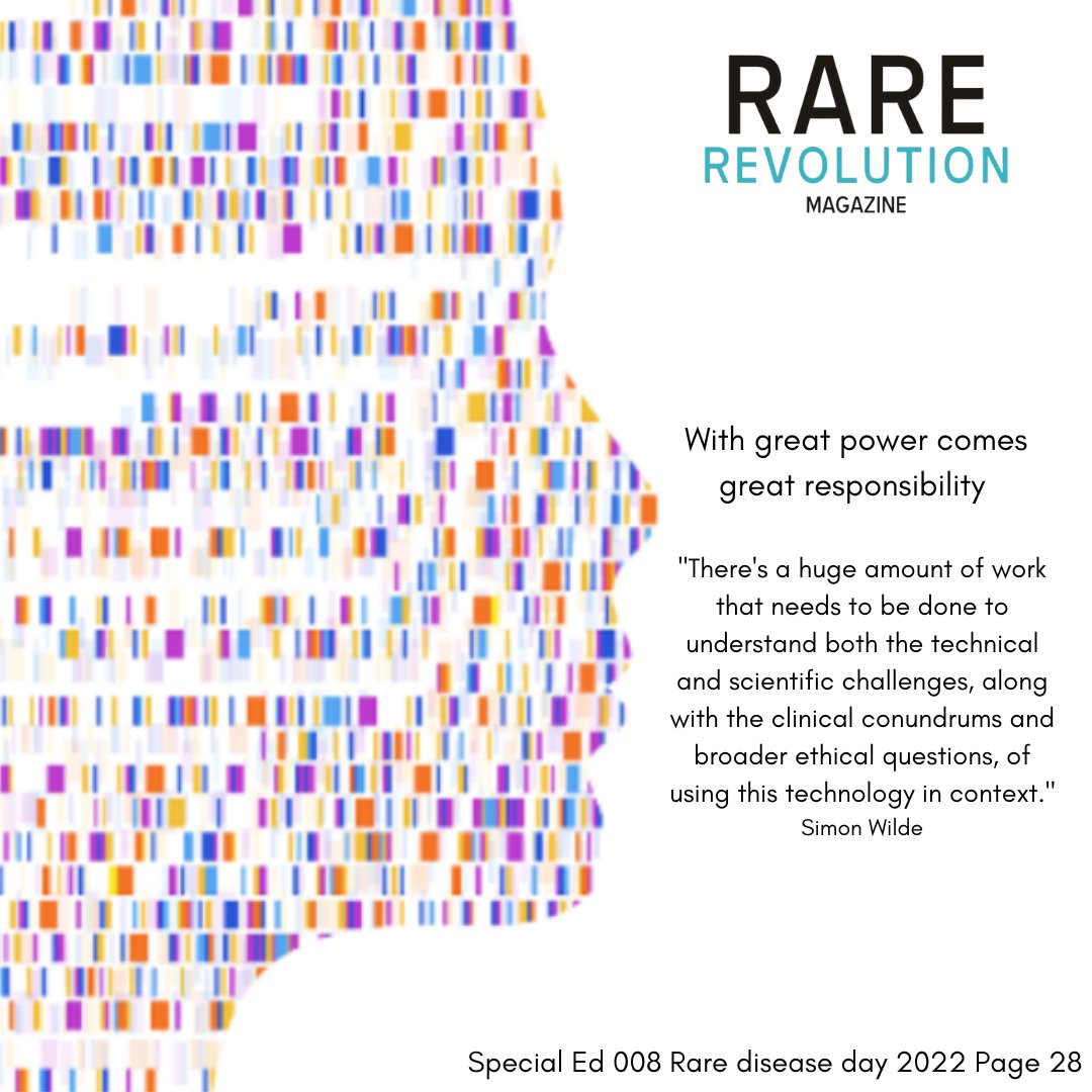 RareRevolutionM's tweet photo. https://t.co/emctK0pWsY
RARE Revolution spoke to Simon Wilde, director of engagement at Genomics England, to learn more about their ambitious programme exploring the potential for introducing #WholeGenomeSequencing to #NewbornScreening in the UK
#RareDiseaseDay2022 https://t.co/KRH3mgqVpM