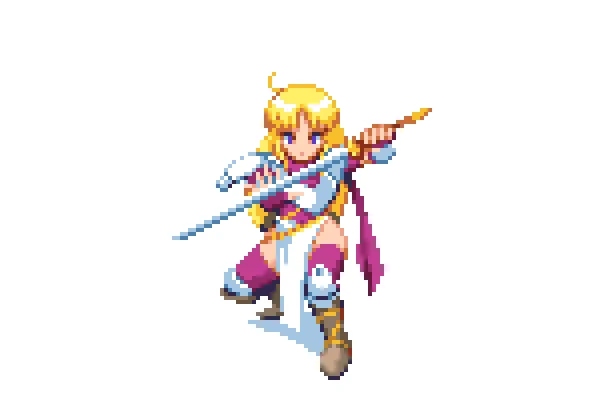 [メガドライブ] 
ソーサリアン ファイター
#SEGA #FALCOM #ドット絵 #pixelart 