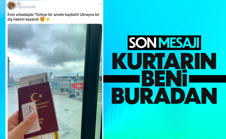 ensonhaber's tweet photo. Geçtiğimiz yıl Türkiye'den kurtulduğunu belirterek Ukrayna'ya giden bir vatandaş, Türkiye'ye geri getirilmek için Dışişleri Bakanlığı ile iletişime geçti https://t.co/Zhh2aR4AbZ https://t.co/1e2i8SPNU8