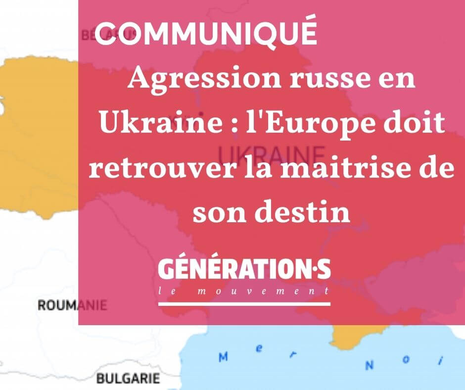 GenerationsMvt's tweet image. [Communiqué] - Agression russe en Ukraine : l’Europe doit retrouver la maitrise de son destin !
👉generation-s.fr/agression-russ…