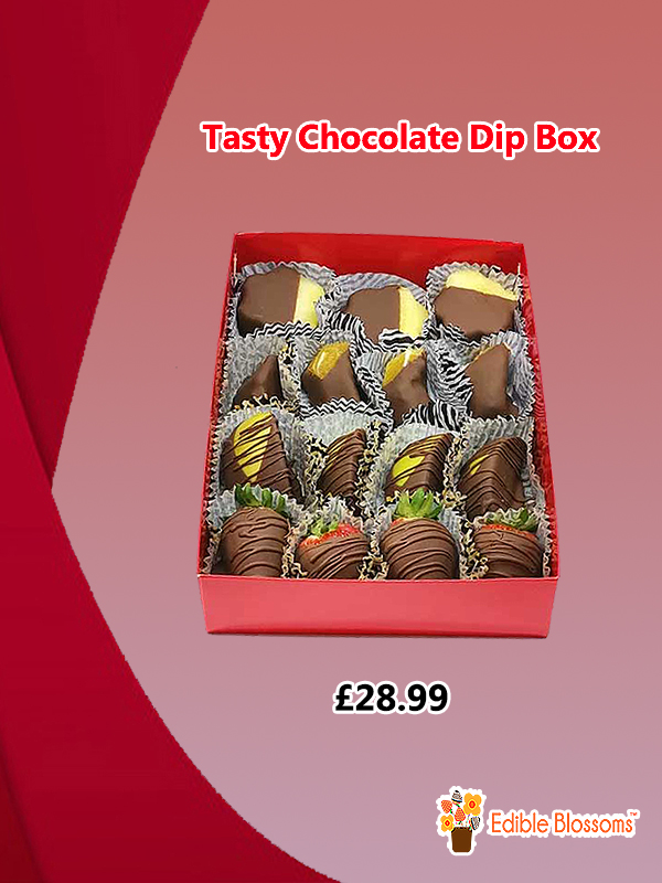 Tasty Chocolate Dip Box
Deliciously and sweetly decorated for you to enjoy the taste of fresh fruit such as : Strawberries , Apple Wedges and Orange Wedges Dipped in Milk chocolate.
Order Now: bit.ly/3seRjpM
📞0789 146 8235
#EdibleBlossomsuk  #chocolate #fun #freshlymade