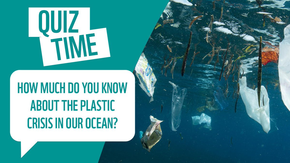 It’s #QuizTime! How much do you know about the #PlasticCrisis?🧐

Let’s test your knowledge 🧵 a thread