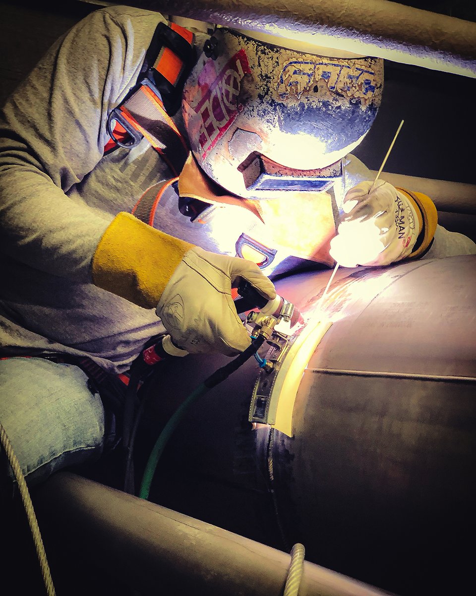 Trailing Shields provide an additional inert gas coverage during stainless steel and titanium pipe and sheet metal welding.