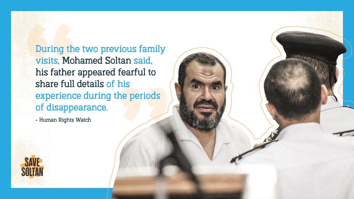 CIHRS_Alerts's tweet photo. Despite the deterioration of Dr. #SalahSoltan’s health, the Egyptian authorities continue to abuse and detaine him in retaliation for his son’s @soltan human rights work, in a repeated practice aimed at intimidating and blackmailing HRDs.

#Save_Soltan https://t.co/oNktjv7Ze8