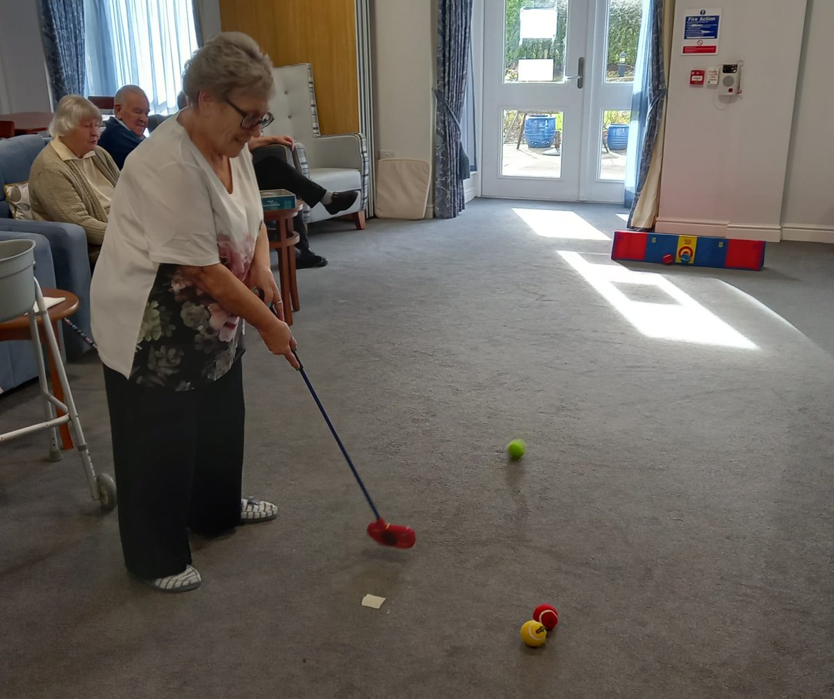 Congratulations to Betty from Rowan Croft who was the winner at this weeks Rookie Golf session. <a href="/Housing21/">Housing 21</a>