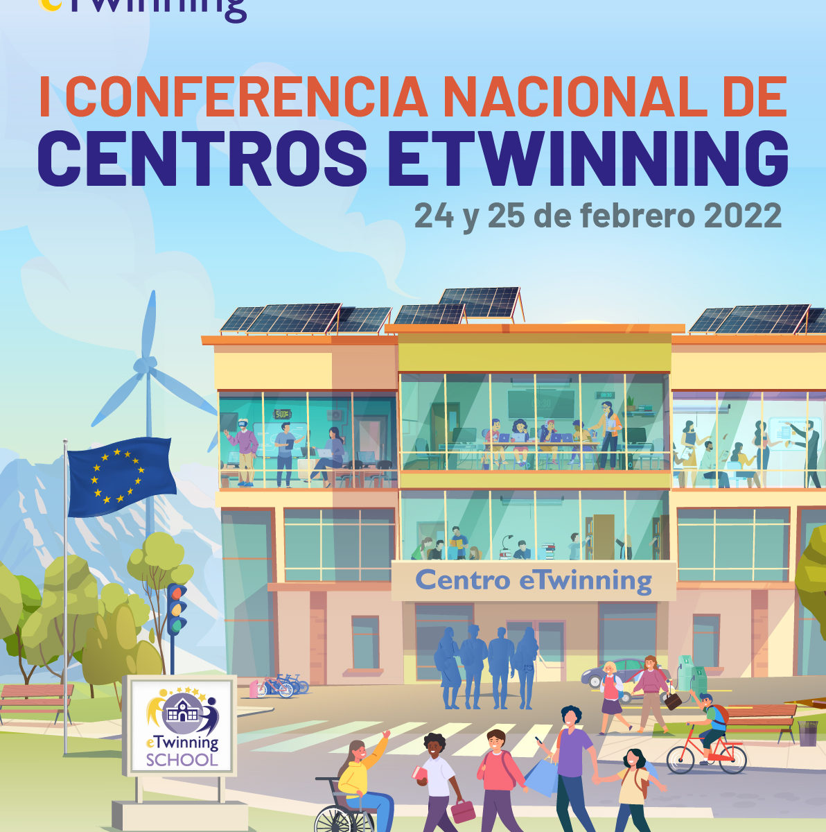 eTwinning_es's tweet photo. 📣Hoy a las 16:00 horas comienza la I Conferencia Nacional de Centros eTwinning #etwinningschools #ConfCentroseTw

👨‍💻Síguela en directo aquí 👉 https://t.co/ihUhEVoRpC https://t.co/ZIrpJBC6Au