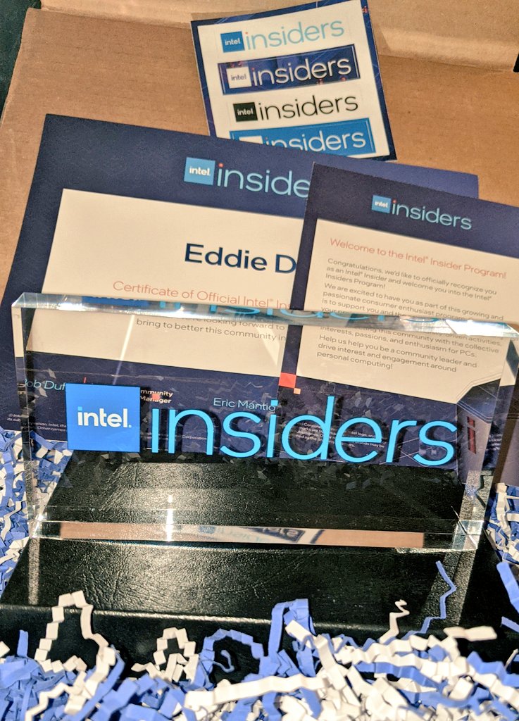 RepsUp100's tweet photo. From #JointheOdyssey back in early 2019 to #IntelInsider today, thank you 💙 @bobduffy @CaptGeek @theBryceIsRt @IntelGraphics @intel #IntelArc https://t.co/MNrBLWxvQQ