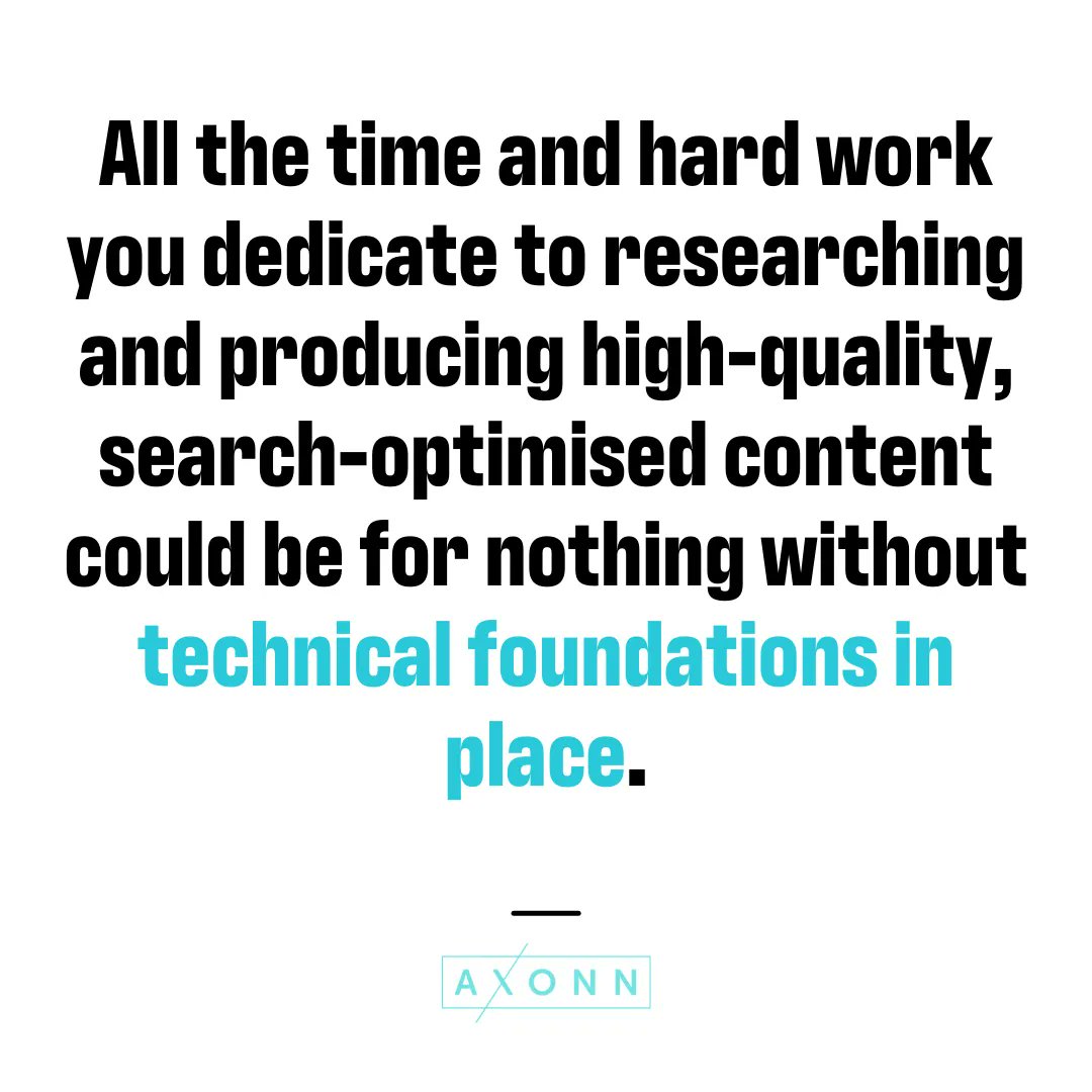 Axonn has extensive experience in all aspects of SEO, including technical optimisation, so we can answer your questions and help you move up the search engine rankings. https://t.co/AjJXVaJqA6 https://t.co/DbifNfmdIX