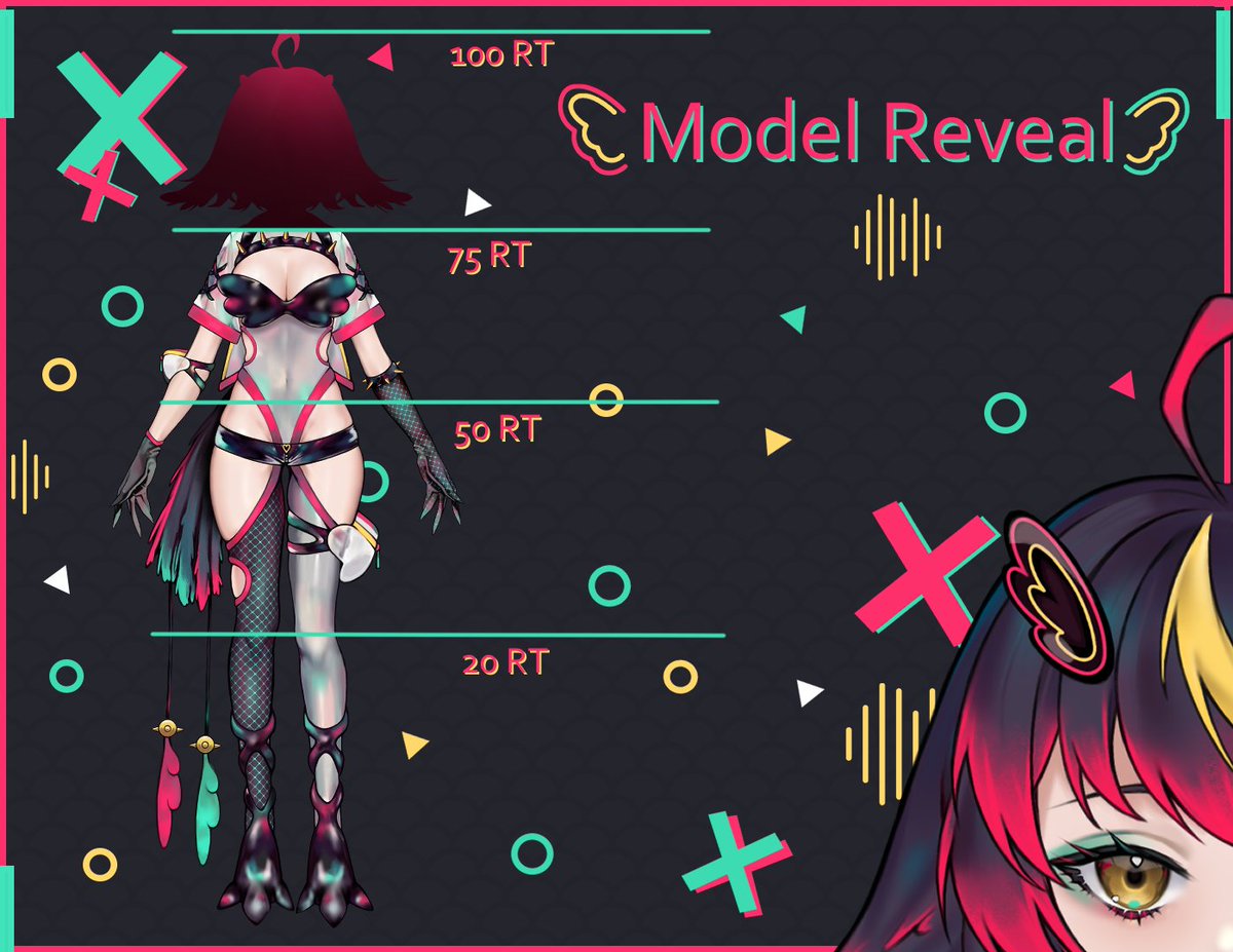 ViviriaStudio's tweet photo. ❌✖️ .. When music and art begin to merge, something inside me starts to shake and gradually I feel it, I see it...✖️❌
.
.
#VtuberDebut #VTuberUprising #Vtubers #modelreveal #ENVtubers #crowtuber https://t.co/cZCNfueEHj