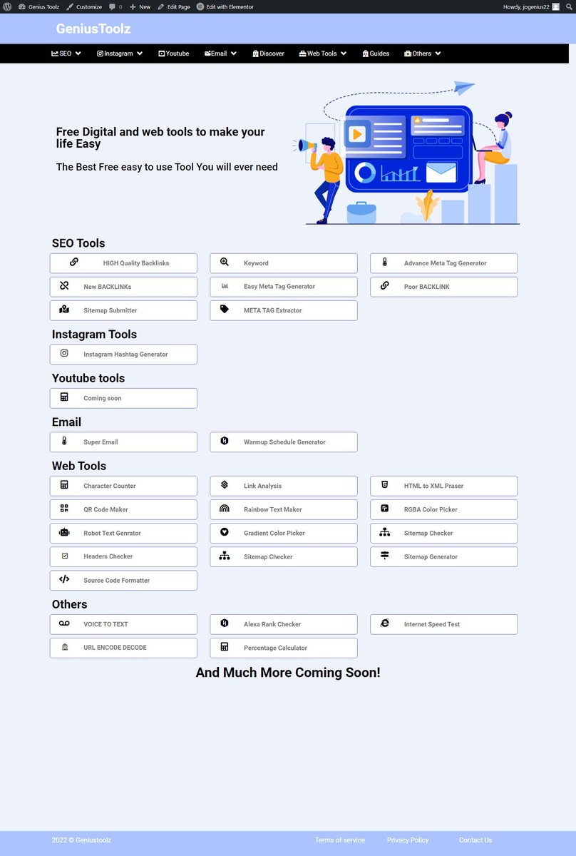 coderesmail1's tweet image. another landing page design & eye-catching menu bar made by me.
#wordpresslandingpageDesign #elementorPro #elementor #landingPage #salespage #salesfunnels
visit us: fiverr.com/share/RbzKPR