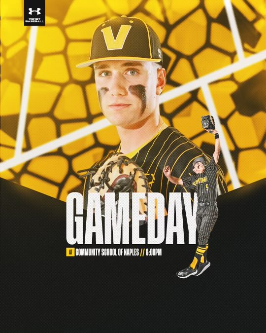 VerotBaseball's tweet photo. Verot Boys hit the road to take on Community School of Naples at 6PM! #RT22 https://t.co/h8bs8xKd83