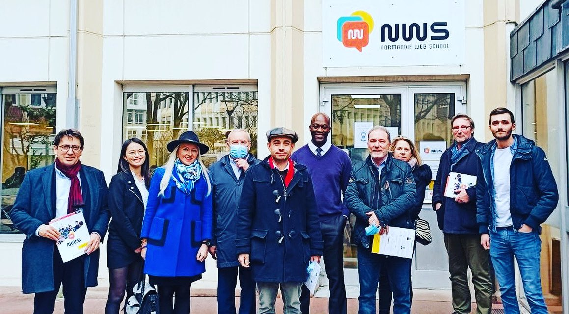 💥Découverte ce matin avec le <a href="/medefrouen/">MEDEF Métropole ROUEN Normandie</a>  de l’école <a href="/ndiewebschool/">Normandie Web School</a>  💥

Une école intégrée à l’écosystème numérique local et responsable , à taille humaine! 

    👉🏻 Plus d'informations sur normandiewebschool.fr 

 #ecole #entreprises #formation #apprentissage #entreprendre