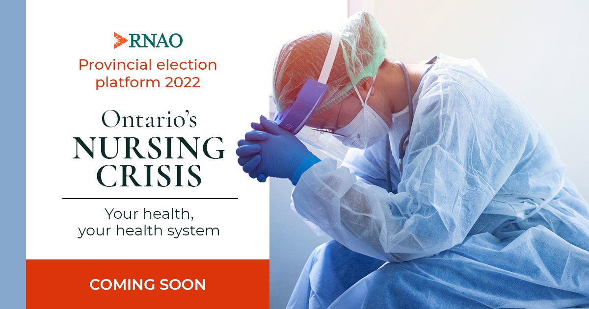 RNAO's tweet photo. #WATCH: Today at 7:30 a.m. ET, our CEO @DorisGrinspun will be on @CP24 to discuss RNAO releasing its provincial election platform. #onpoli #RNAOplatform #QPD

Sign in to watch live: https://t.co/eKvsEjnyVy https://t.co/a5srHk96Ch