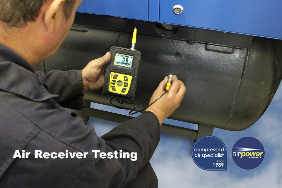 When did you last have your compressed air receiver tested? Under pressure your receiver’s wall thickness will wear down over time. Find out more by visiting our web page - airpowerproducts.co.uk/support-servic… #compressedair #air #engineering #maintenance