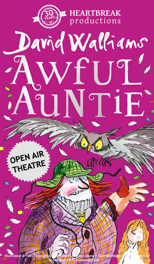 Opening SEASON2022 is <a href="/OutdoorPlaysUK/">Heartbreak Productions</a> with <a href="/davidwalliams/">David Walliams HQ</a> AWFUL AUNTIE May 30/31 6.30pm. penleeparktheatre.com/david-walliams… Don't forget to book your pre-show gluten/dairy free veggie curry too! #penleetheatre #davidwalliams #awfulauntie #openairtheatre #outdoortheatre