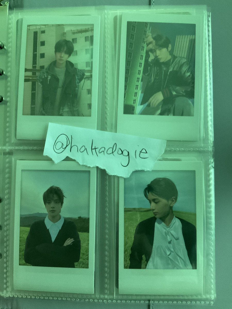 hakadogie's tweet photo. wts wtt lfb
Trading for any sunoo or jungwon pc(s)
300 each | ni-ki charyb &amp; hee up - 200 ea
bookmark - 50 ea

(negotiable especially if buying 2 &amp; up)

enhypen pc photocard no yet pola ver polaroid selca sunghoon jake heeseung jay charybdis carnival border dimension https://t.co/yxC2eqhXeg