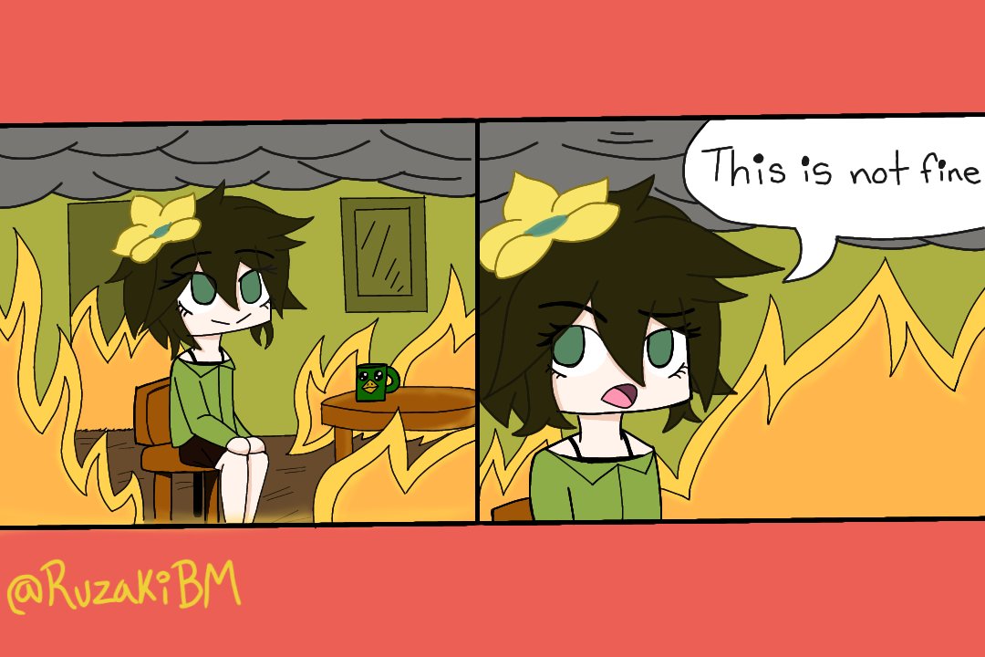 RuzakiMieko's tweet photo. This is not fine
#KappArt https://t.co/oKCbrrufty