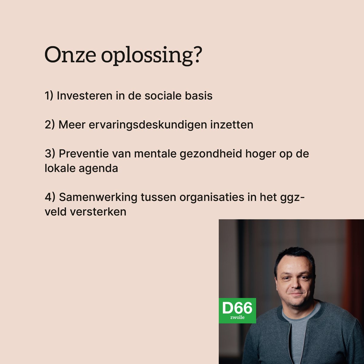D66Zwolle's tweet photo. Wachtlijsten #ggz-zorg in #Zwolle: Laagdrempelige voorzieningen ter preventie zijn voorhanden (e.g. #Wachtkracht van @Werv_dg ), maar worden onvoldoende aangegrepen. D66 ziet dit graag anders en blijft zich daarvoor inzetten👇. https://t.co/T6ixSGDkJV @DimenceGroep https://t.co/3oSKR2LZiS