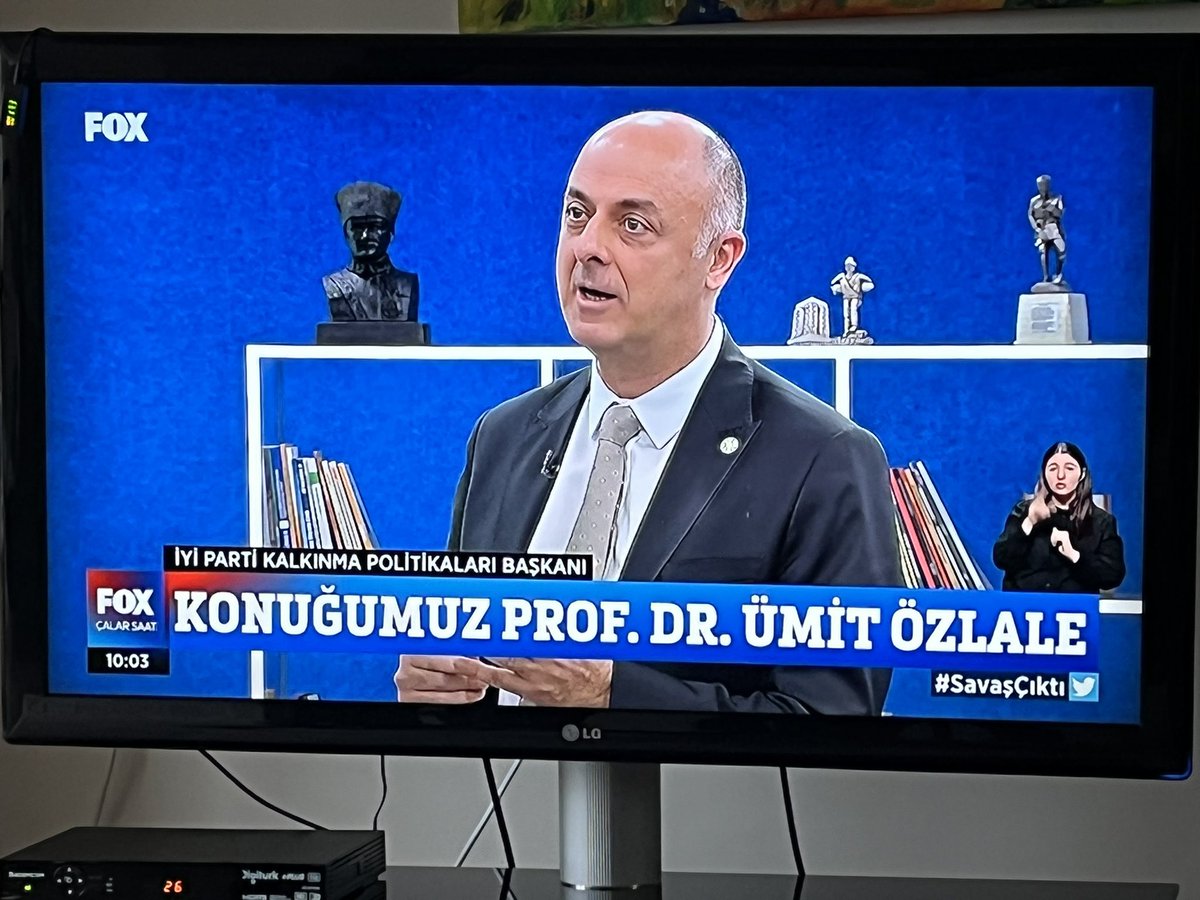 Genel Başkan yardımcımız Sayın Prof. Dr Ümit Özlale Fox Tv’ de İsmail Küçükkaya ‘ nın konuğu #iyiparti #ismailküçükkaya #fox #savaşçıktı