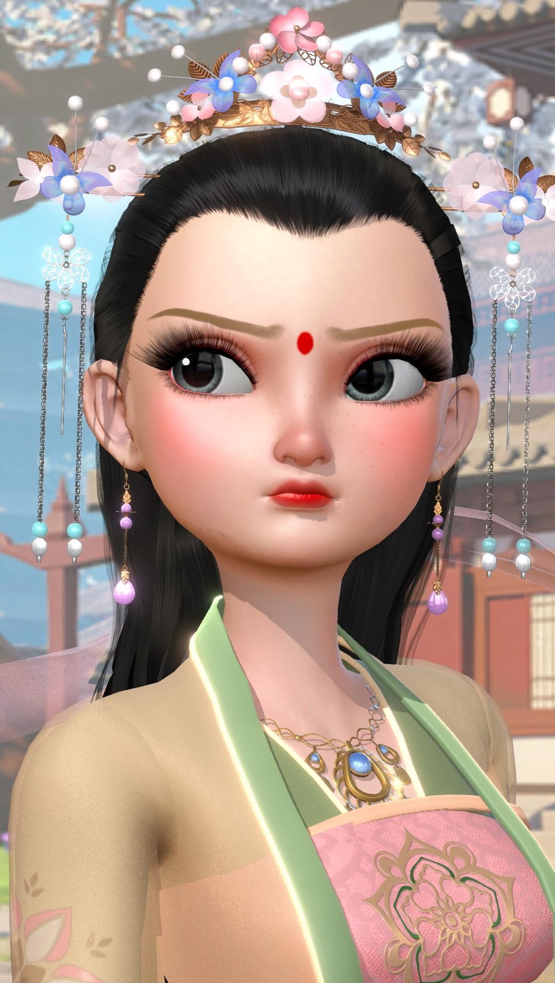 りこともん なんてきれいな富士額 タイプリちゃんにしては珍しい生え際では 注目するポイント 笑 そしてレベル50になりました記念のセルフィ プンプン顔追加 T Co Zr6atztb9t Twitter