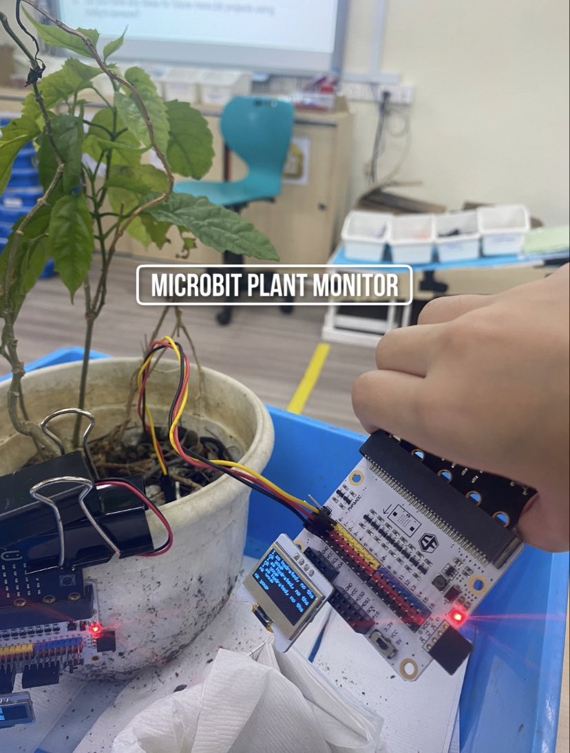 KLASS_Computing's tweet image. Y6 coding, making & testing Plant 🪴 monitors - that tell you when they are thirsty. 🌏 @microbit_edu #globalgoals
