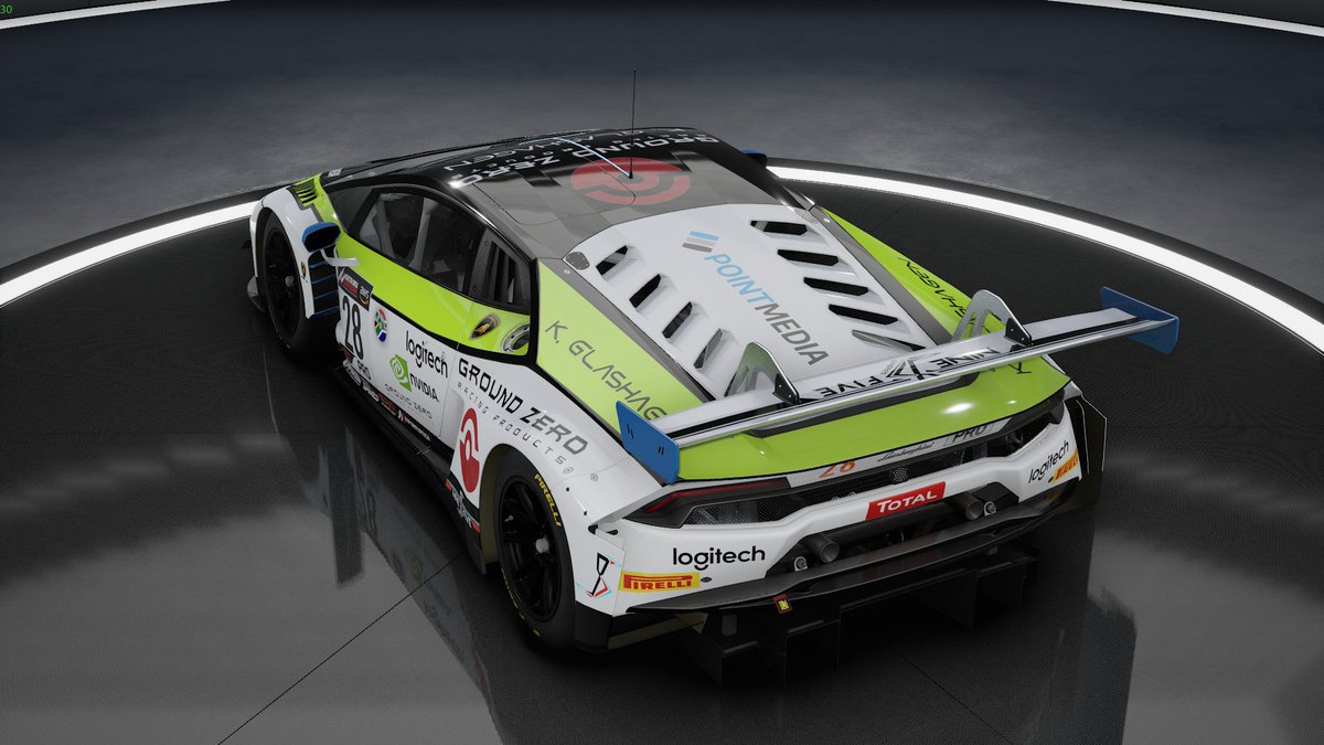 Design for Ground Zero Racing

<a href="/KGlashagen/">Kurt Glashagen</a> is sporting the Blue detailing on the wings and mirrors while Daine Stewart had gone for some Pink.

Kurts car below 👇
.
.
#design #livery #acc #AssettoCorsaCompetizione #Lamborghini #GT3