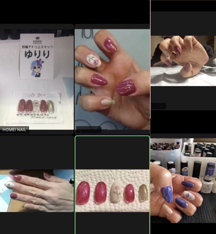 HOMEI_nail's tweet photo. 今日は
オンラインネイルアレンジ会でした💅
薔薇ネイル🌹
細かい作業がありましたが
皆様良い感じに仕上がりました❤️
ご参加ありがとうございます☺️
▼オンラインネイルアトリエ
https://t.co/Zdf5pKmoYi
京橋アトリエ ゆりり
#NE15 #NE76 #NE117 #NE156 #WG1 #スペシャルトップ #マットトップ https://t.co/2eKGejR15y
