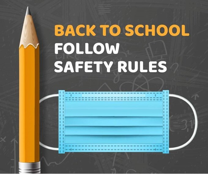 Back To School
Follow Safety Rules

#CoronaAppropriateBehaviour  
#JansamparkMP