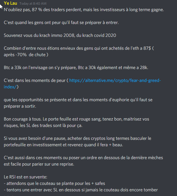 YeLau5's tweet photo. Bon courage à tous. 

Trop long pour un tweet. 

Ne trader pas avec émotion, investissez avec réflexion. 

Est-ce que la Tech à changer ? Mauvaise annonce de la team derrière le projet ? 

L'AF permet de choisir des valeurs, L'AT indique un possible point d'entrer
$FLUX $ATOM https://t.co/mmjQDgw4rO