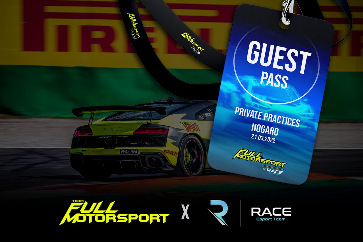 raceesportteam's tweet photo. [GIVEAWAY]

📢 Venez assister aux essais de pré-saison dans le box @Fullmotorsport_ sur le @CircuitNogaro le 21 mars !

Deux accès à gagner 💙

Pour jouer :

- RT ce tweet
- Follow @raceesportteam et @Fullmotorsport_ 
- Tag la personne avec qui tu viendrais

⏳ TAS le 03/03/22 https://t.co/yMskd3inpk