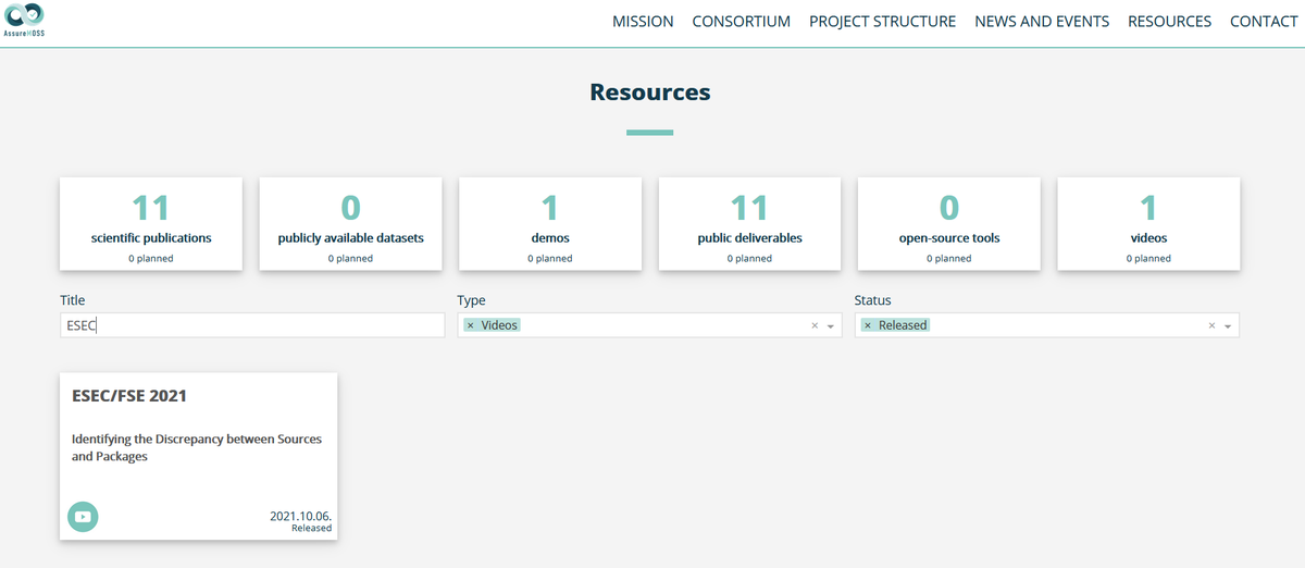 AssureMOSS (@assuremossh2020) on Twitter photo Project website update
by <a href="/chicxurug/">Peter Hegedus</a> (<a href="/FrontEndART/">FrontEndART Ltd.</a> )
assuremoss.eu/en/news/Projec… Project website update
by <a href="/chicxurug/">Peter Hegedus</a> (<a href="/FrontEndART/">FrontEndART Ltd.</a> )
assuremoss.eu/en/news/Projec…