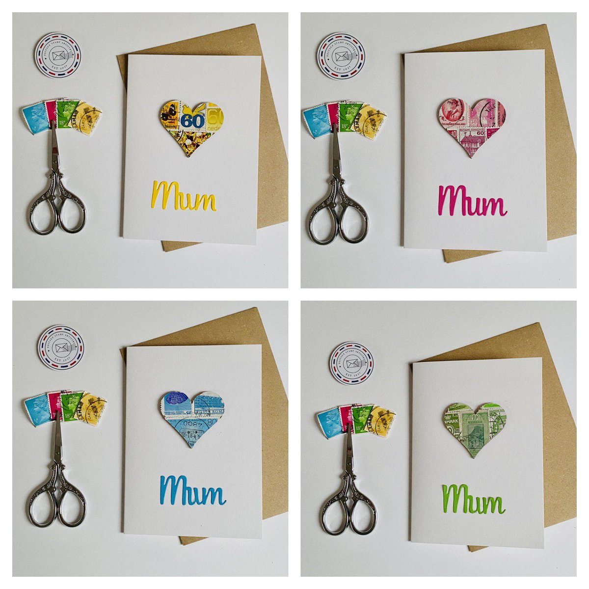 pstampartistry's tweet photo. Excited to share this item from my #etsy shop: Pick Your Mum Card/Mum Birthday Card/Various Colours/Handmade/Vintage Postage Stamps Card - 4x6" Greeting Card https://t.co/wB2ODM7tvO
#earlybiz mhhsbd #mumcard #greetingcard #mothersday #blankcard #card #postagestamps #heartcard https://t.co/DC4Trcpbo4