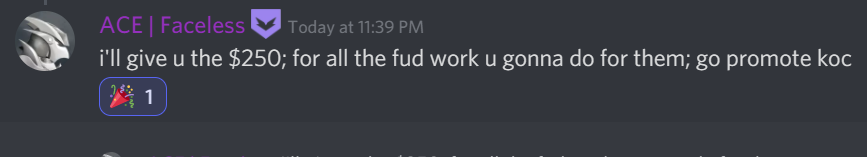 LuckyTrigg3r's tweet photo. @Knightsofchain Picking up other projects slack when they wont honor their giveaway and pay the winner. If you aren't supporting Devs and teams like this then what are you doing!? ACE is a real 1 and building the foundation to something HUGE! #knightsofchain #fortherealm https://t.co/jwDgClt57o