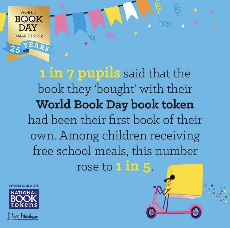 Just one reason why @WorldBookDayUK is so important. Let's celebrate books! #WorldBookDay #worldbookday2022