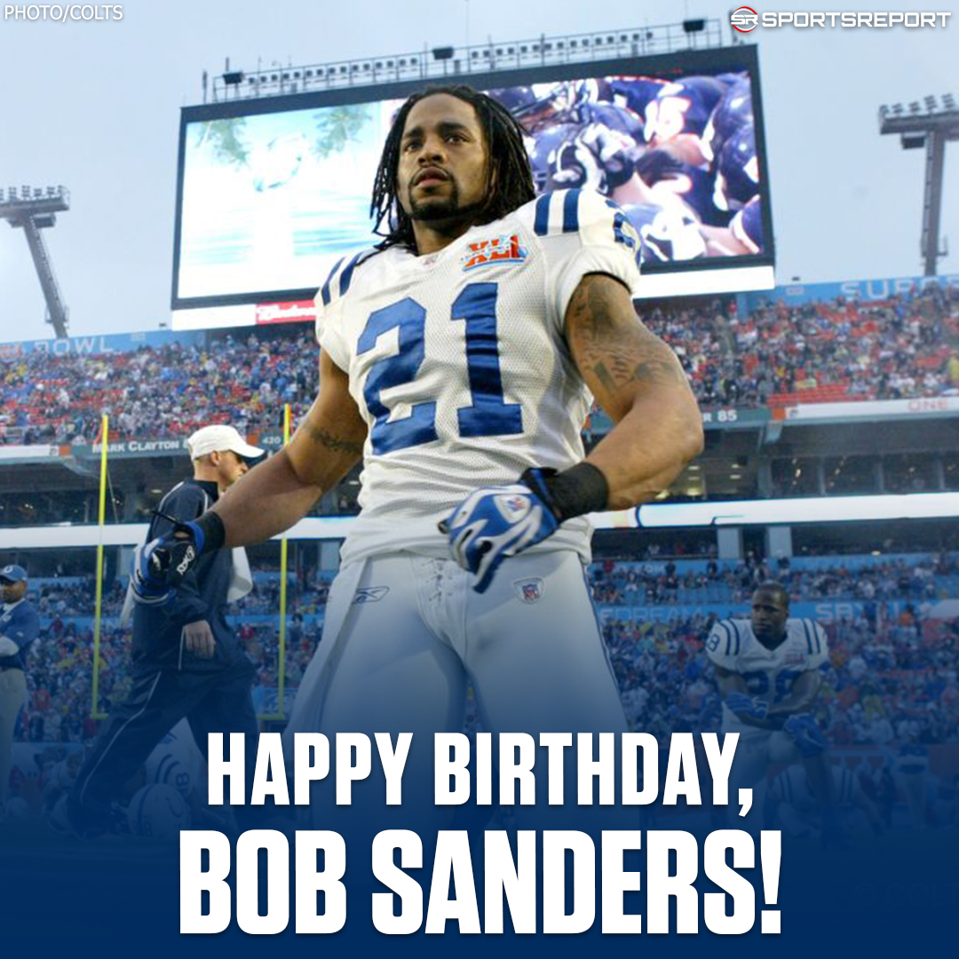 Happy Birthday to great, \"Hitman\" Bob Sanders! 