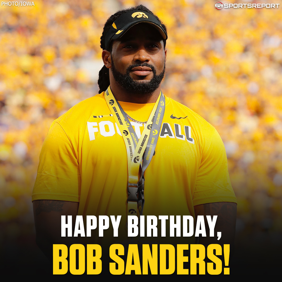 Happy Birthday to great, \"Hitman\" Bob Sanders! 
