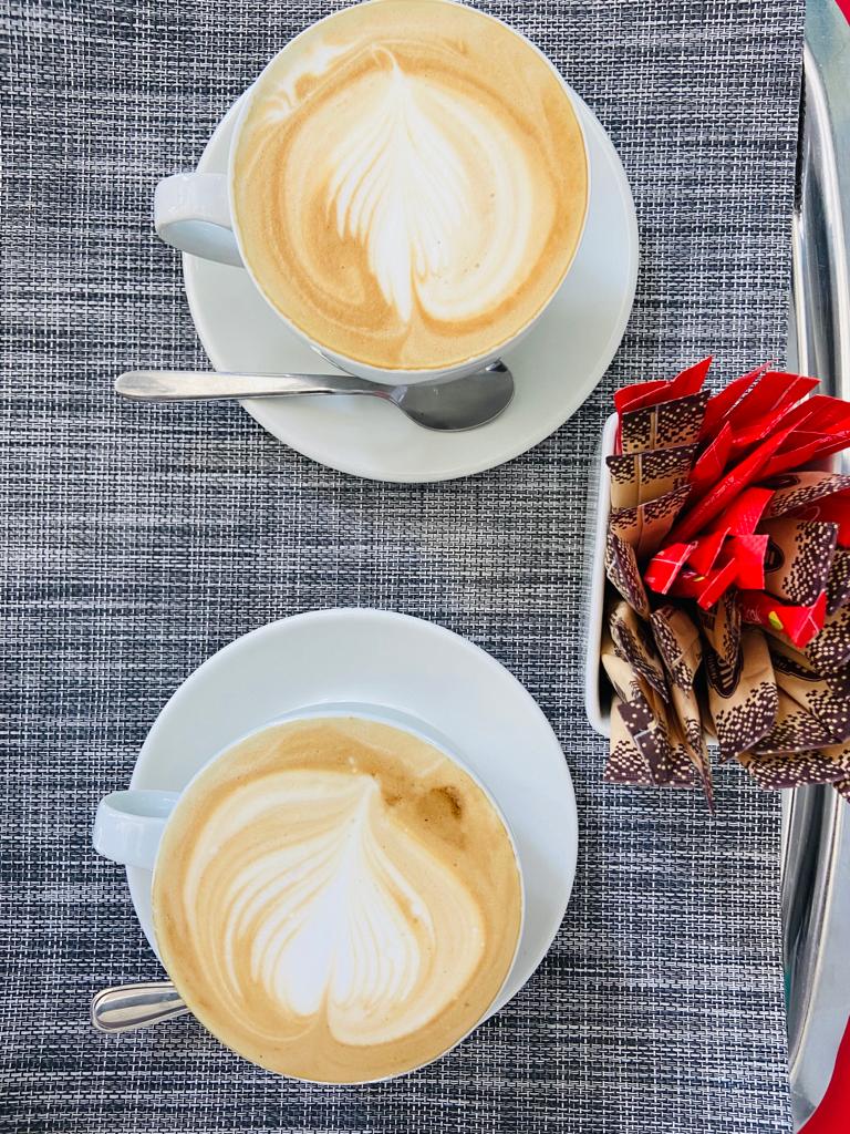 TravelAndTouri5's tweet photo. As we continue spreading love and bringing joy to people's lives through our variety of hot coffee beverages made out of love by our @GwfOnline hospitality students!
 
Need references?Check the smiles!🙂☕
#CoffeeTime 
#lovemakestheworldgoaround
#Hospitality https://t.co/4jKlkQR8Z5