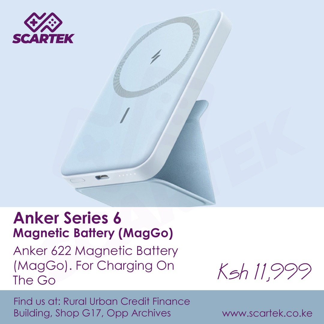scartek254's tweet image. Charge your devices on the go with the magnetic and spectacular Anker Series 6. 

#Anker #MagGo #Magnetic #Powerbank #AnkerSeries6 #Series6 #ChargeUp #OnTheGo #Nairobi #Kenya #Scartek254