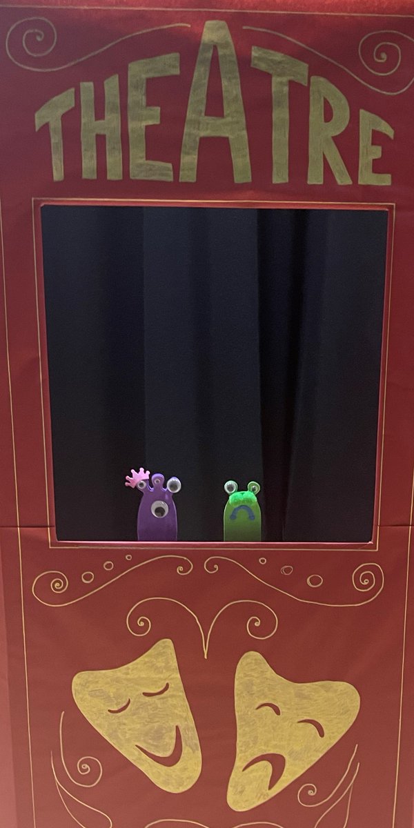 WchsCreative's tweet photo. ROLL UP! ROLL UP! WCHS Puppet Theatre is now officially open! S2 pupils have designed and crafted their puppets and are now developing their performance skills! @WestCalderHigh #weAREwchs #puppetpower #dramainaction #puppetsalldayeveryday https://t.co/PKlcGrP9PP
