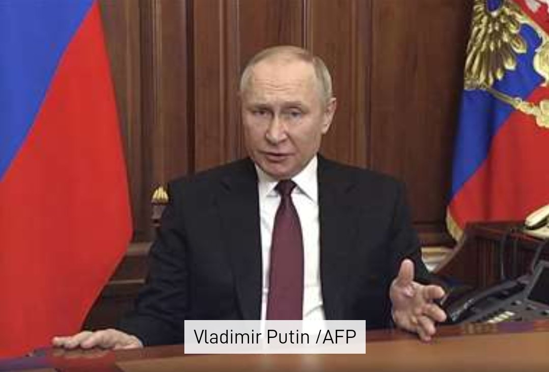 JohnArandia's tweet photo. La dura advertencia de Putin: "Cualquiera que intente interferir con nosotros o crear amenazas para nuestro país debe saber que la respuesta de Rusia será inmediata y lo llevará a consecuencias como nunca antes ha experimentado". https://t.co/HGrvlbx4bT