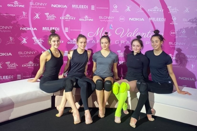 WelshGymnastics's tweet photo. #PobLwc to our #Rhythmic Long List gymnasts who are currently in Estonia.

@gemmafrizelle will be representing GBR 🇬🇧 in the 'Tartu Grand Prix', whilst her Welsh🏴󠁧󠁢󠁷󠁬󠁳󠁿 team mates will compete at the 'Miss Valentine' competition - all aiming to gain qualifying scores for #B2022 ✨ https://t.co/2BA1Ehs8CP