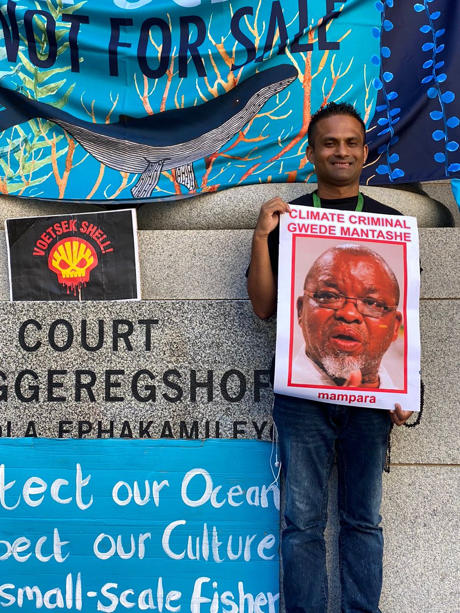 CtxRebellion's tweet photo. South Africans make their voices heard at Cape Town High Court this morning in support of the court hearing against Seismic Blasting on the #weskus. We will win this just like we won against Shell! 

#BanSeismicTesting 
#SaveTheWestCoast
#noToOilandGas 
#tohellwithShell https://t.co/aICRRBF1nD