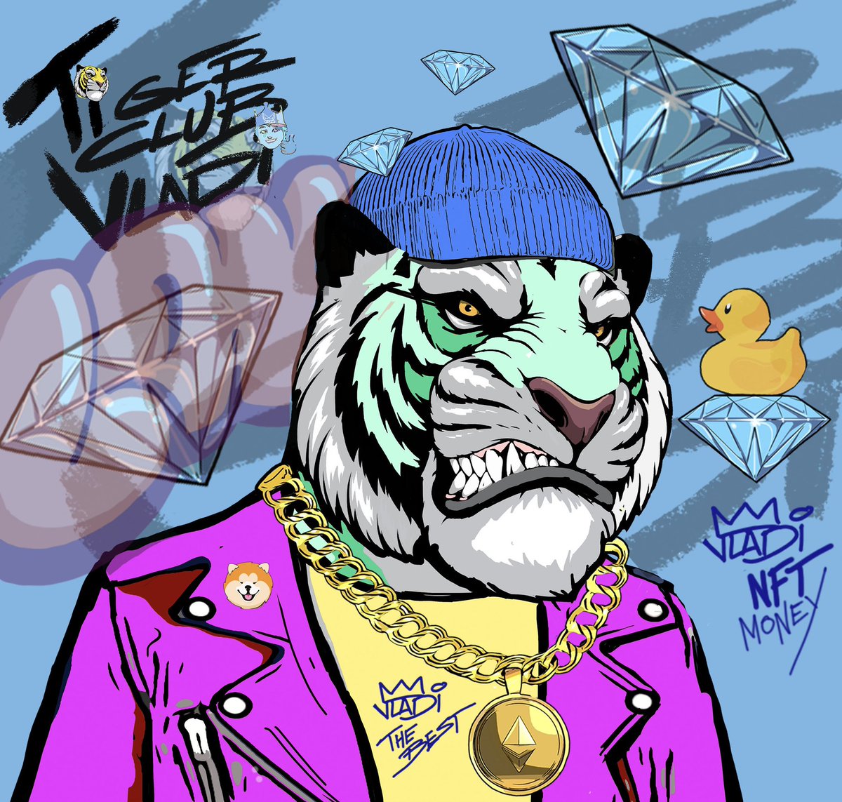 opensea.io/collection/tig… #nft #nfts #TigerClubVladi #nftcommunity #nftcollector