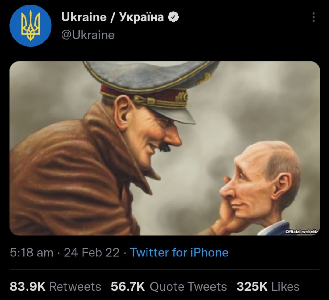 SideWithUkraine's tweet image. Ukraine... Why?

#worldwar3 #Ukraina #UkraineRussiaCrisis #UkraineRussie