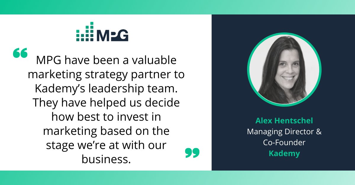 MPGmarketingB2B's tweet image. We love this feedback from Alex Hentschel, Managing Director &amp;amp; Co-Founder, Kademy...

Contact us today to see how we could help you:
bit.ly/3v9MmAB

#databaseoptimisation #abm #b2bmarketing